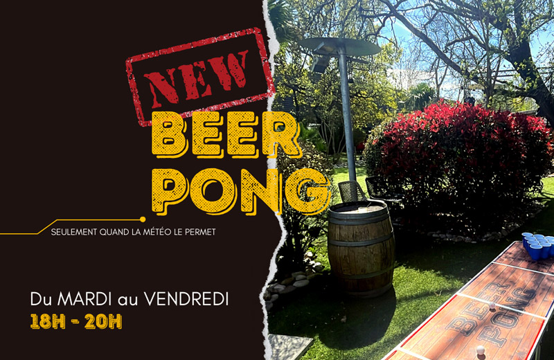 CÔTE PUB : VENEZ TESTER LE BEER PONG