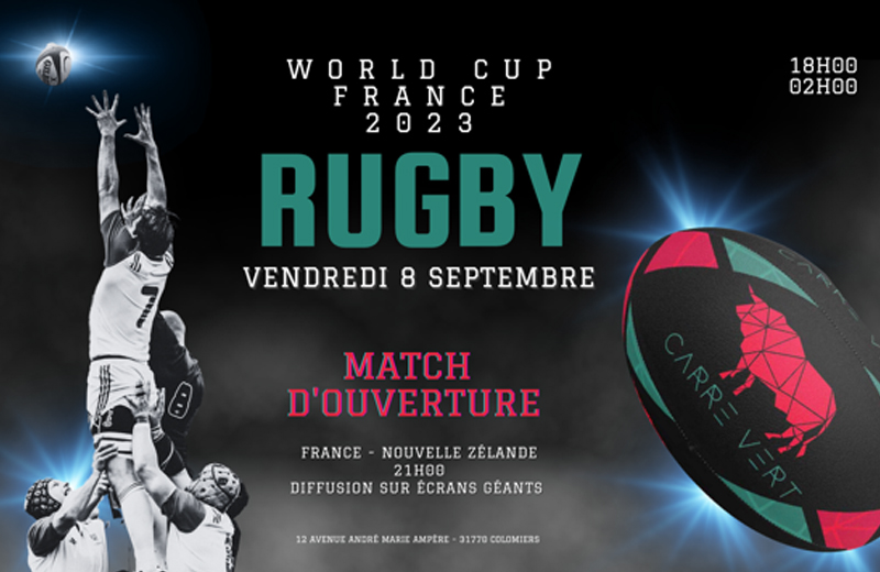 Soirée rugby exceptionnelle le vendredi 8 septembre